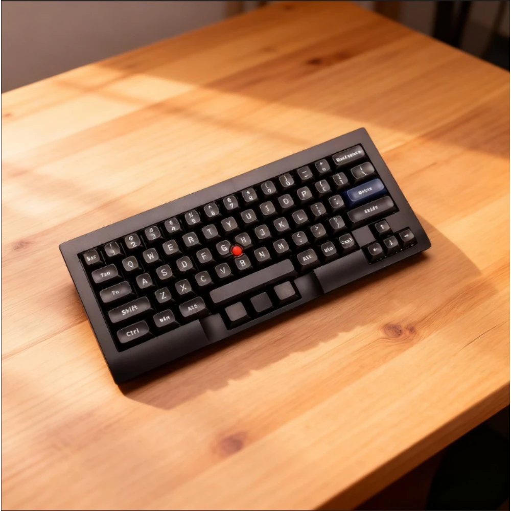 

TEX 68-keys Mechanical Keyboard Dual Single-mode Wired Cherry Switch TypeC Shura Little Red Dot Keyboard Kit for Office Game