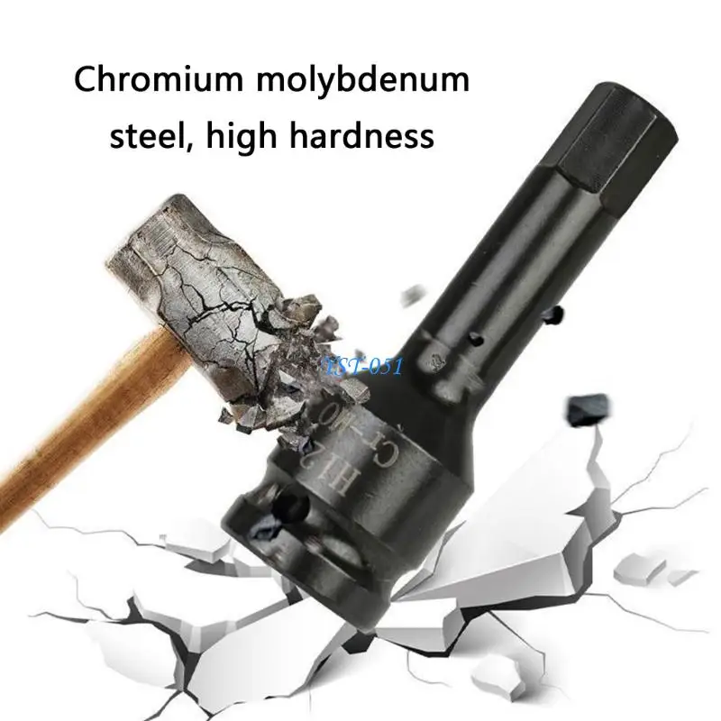 

E15A Driver Set For Power Devices H Type 1/2Inch Pneumatic Wrench Drive Impact Socket High Strength Solid Build