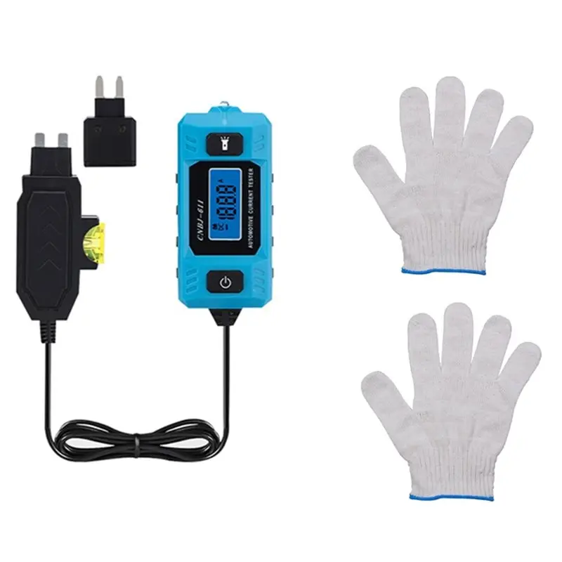 

Профессиональный тестер тока автомобильных предохранителей с перчаткой CNBJ-611, анализатор утечек тока в автомобиле, тестер неисправностей