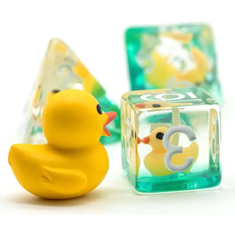Dice Set, Polyhedral Dice Set Filled with Animal, D&D Dice for Dungeons and Dragons Role Christmas Halloween Playing Game Dice