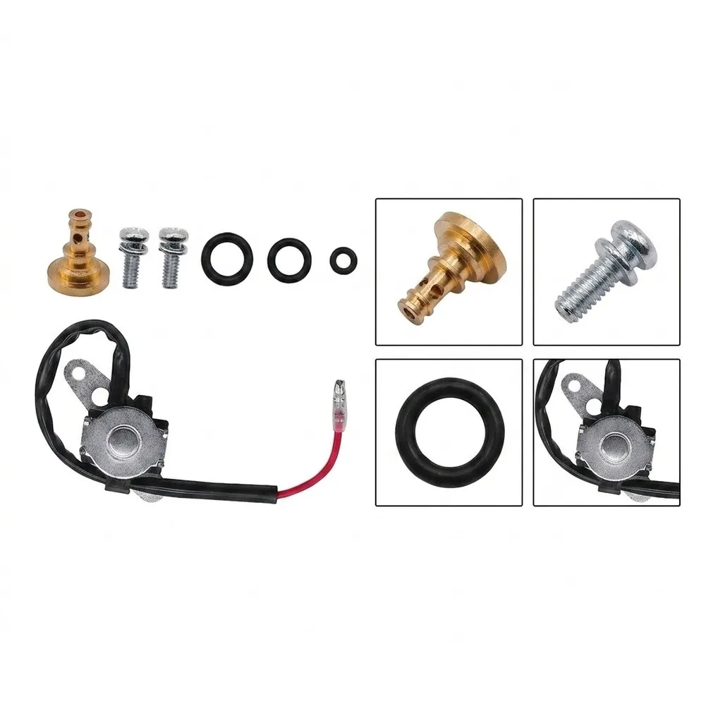 For Engine Fuel System Fuel Cut-off Solenoid Engine Fuel Flow Controller Fuel Solenoid Valve CH18 Solenoid Kit