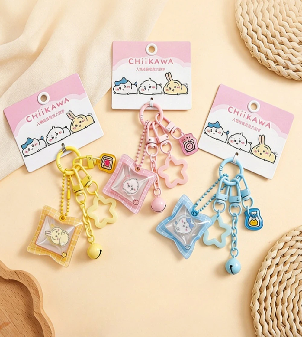 Cute Chiikawa Cartoon Keychain - đánh giá và giá Anime Merchandise For Kids