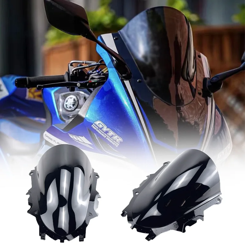 For YAMAHA YZF-R3 YZF-R25 2019-2024 Motorcycle Front Screen Windshield Fairing Windshield Visor Viser Deflector