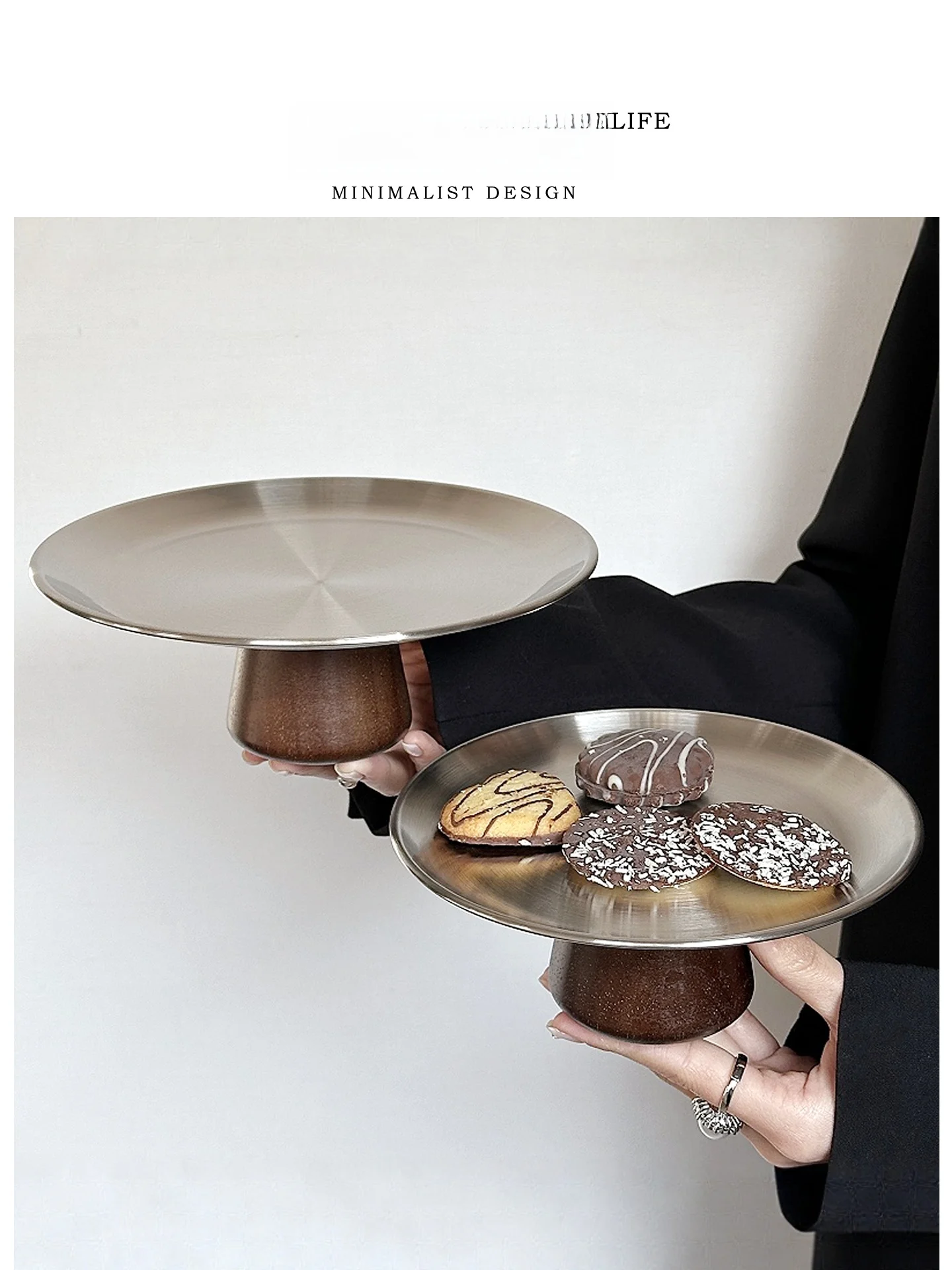 

Металлическая тарелка-поднос Tlife Piaobi Sna для фруктов и десертов, для гостиной, в французском стиле, для сервировки стола