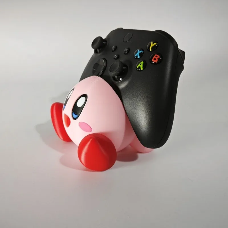 Kirby Cartoon Handle Bracket for PS5 Nintendo Gamepad Bracket Game Console Accessories Creative Desktop Decoration Ornaments
