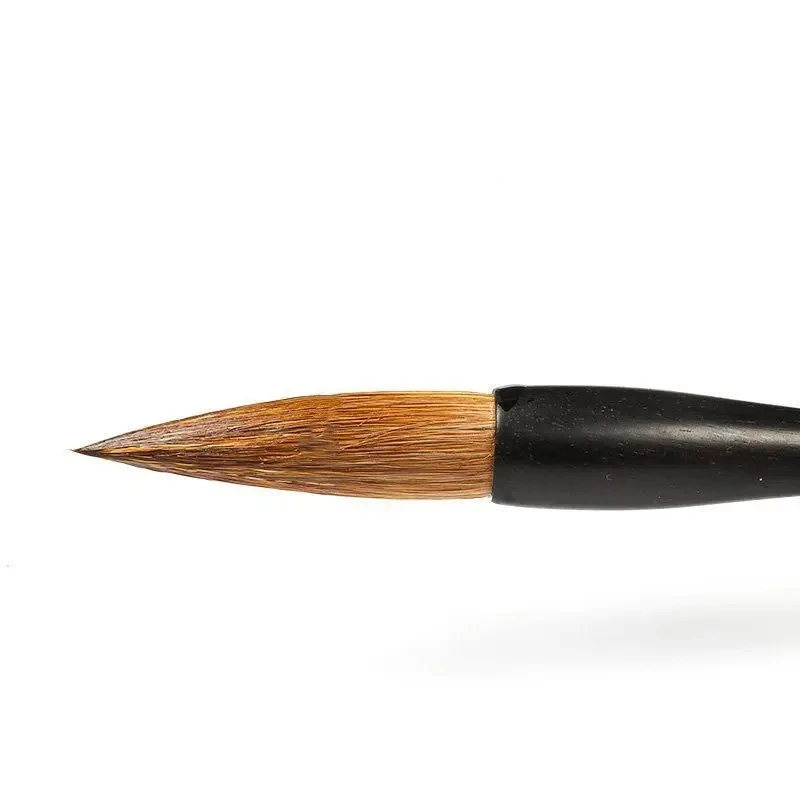 Wieselhaarpinsel-Stift, mittelgroß, regelmäßiges Skript, gehobene professionelle chinesische Malerei, Kalligraphie-Pinsel-Set, Künstlerbedarf, Anfänger