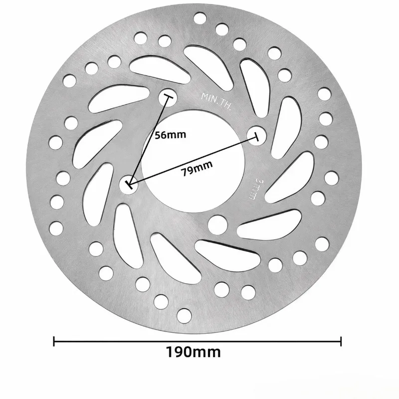 190MM 4 Hole Motorcycle Front Brake Disc For Honda Beat FI110 Brake Rotors Replacement Parts