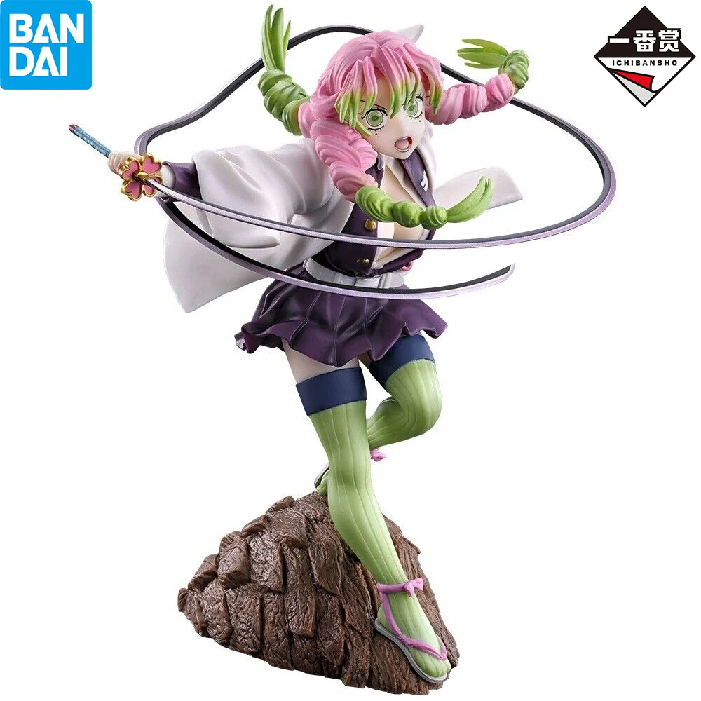 

Origibal Bandai Ichiban Kuji Demon Slayer Attack A Prize Mitsuri Kanroji Figure 18cm New Anime Action Model Collectible Toys Gif