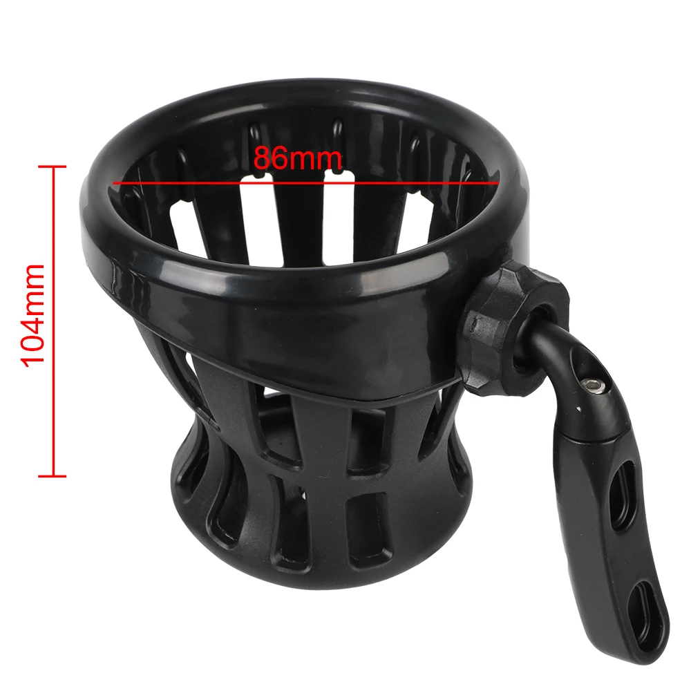 Aluminum Motorcycle Drink Cup Holder Water Bottle Mount Handlebar Beverage Support Bracket for Honda Goldwing GL1800 2018-UP