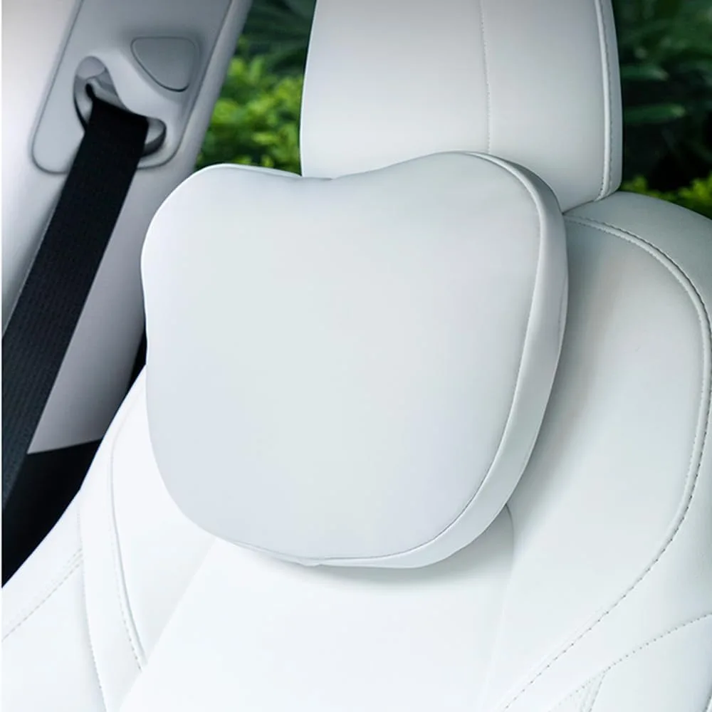 

Seat Headrest Neck Pillow for Tesla Model 3 ModelY/S/X Uniquely Designed Neck Pillow Seat Headreck Cushion Nappa Leather Neck Su