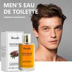 Homem encantador colônia luz fragrância perfume masculino genuíno, perfume de namoro de longa duração para atrair as mulheres, ambientador de carro