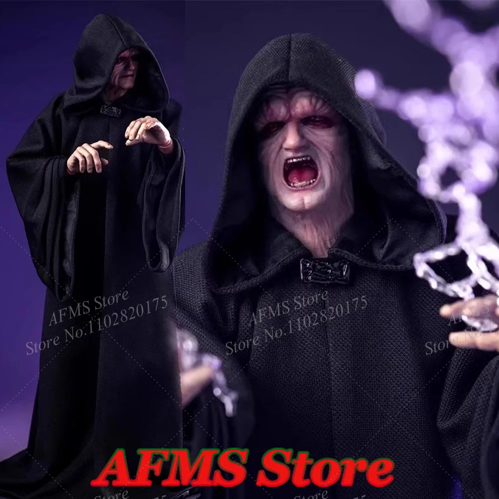 IN STOCK Yantoys JR06 1/6 Men Soldier Universal Emperor Star Wars Black Sith Emperor 12Inch Action Figure Model Collection