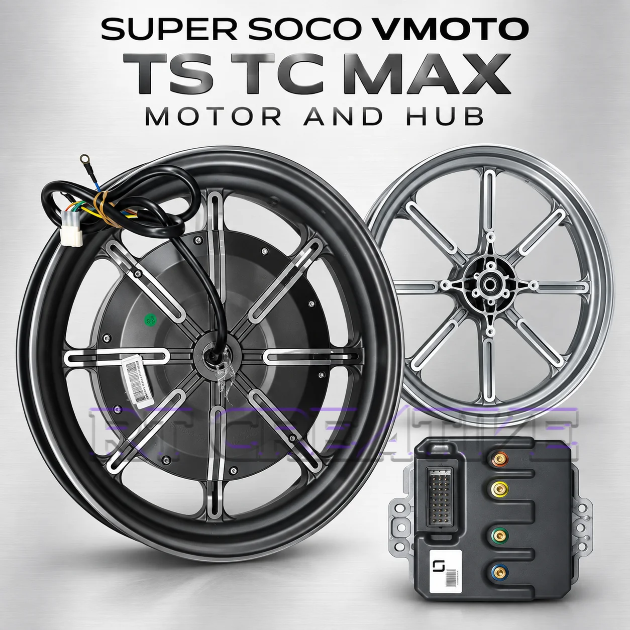 Electric Scooter Front & Rear Wheel Rim Hub Fit VMOTO Super Soco TC TS MAX