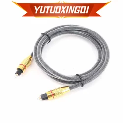 OD6.0 Transparent Network TOSLINK Digital Audio Cable Optical TV Power Amplifier Square Port Interface Optical Fiber Cable 1m 2m