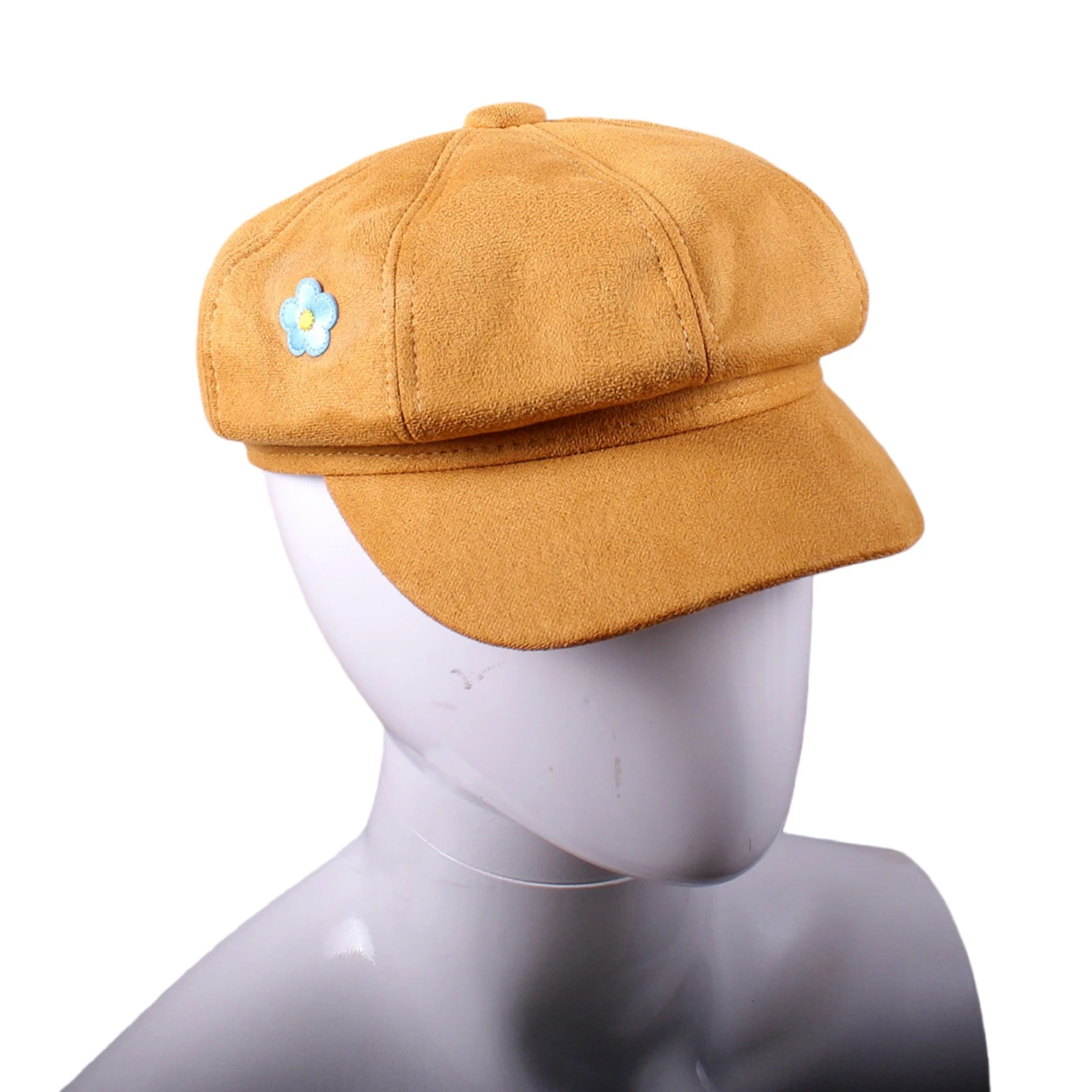 

BABY Cosplay Hat Octagonal Hat Men Yellow Beret Stage Performance Headwear Halloween Prop