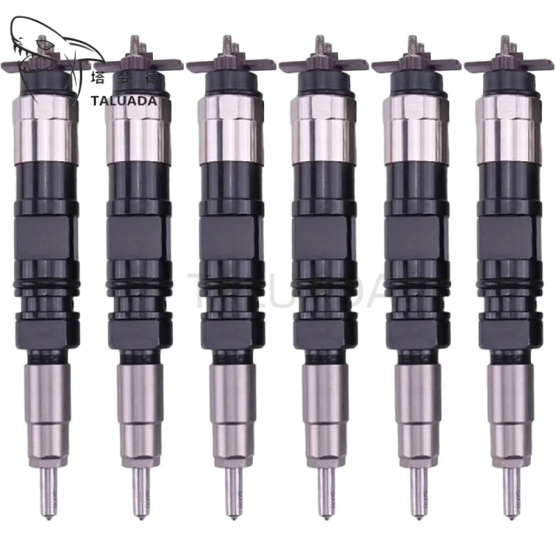6PCS 295050-1240 Fuel Injector For TAD851VE TAD853VE Engine Diesel Injection Assy 15-Days Delivery