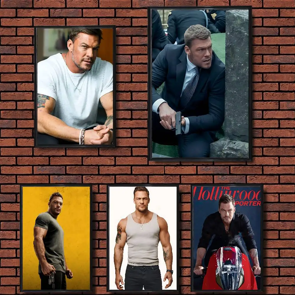 

muscle man J-Jack Reacher Poster Prints Wall Art Painting Picture Gift Living Room Bar Restaurant Dec Sticker Large