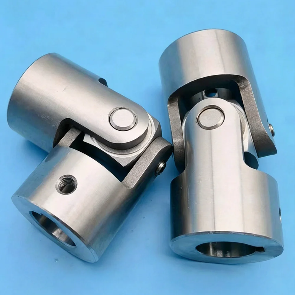 1PCS 2/2.3/3/3.17/4/5-10mmMetal Precision High-Strength Universal Joint for Steering Gear Coupling Pin Transmission Shaft Joint
