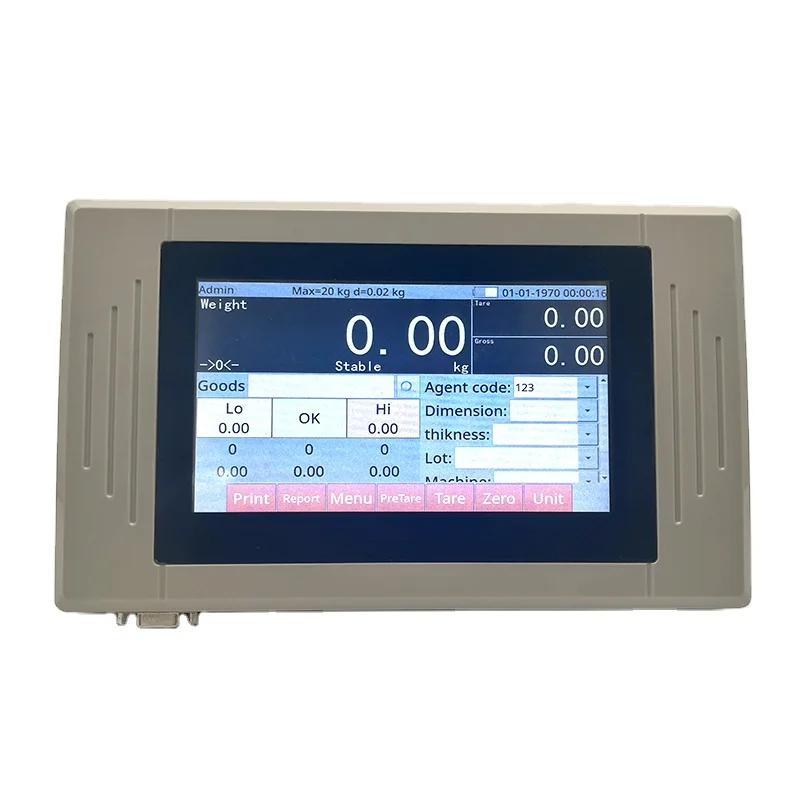 High Precision Electronic Weighing Load Cell Controller 300 KG Smart Weighing Indicator For Weighing Scale