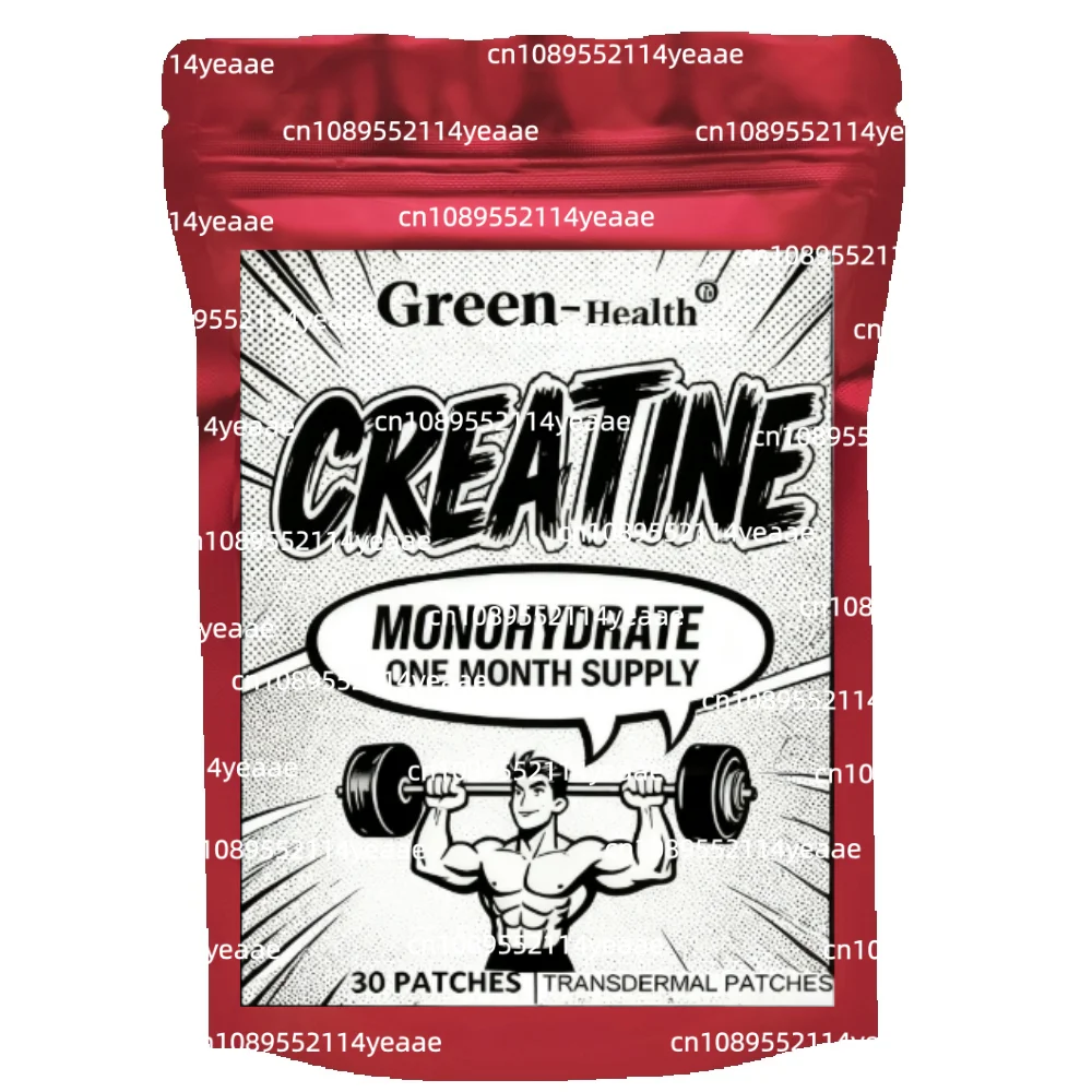 30 Patches Creatine Monohydrate Transdermal Patches - Muscle Growth Strength Increase Energy Output Enhancer