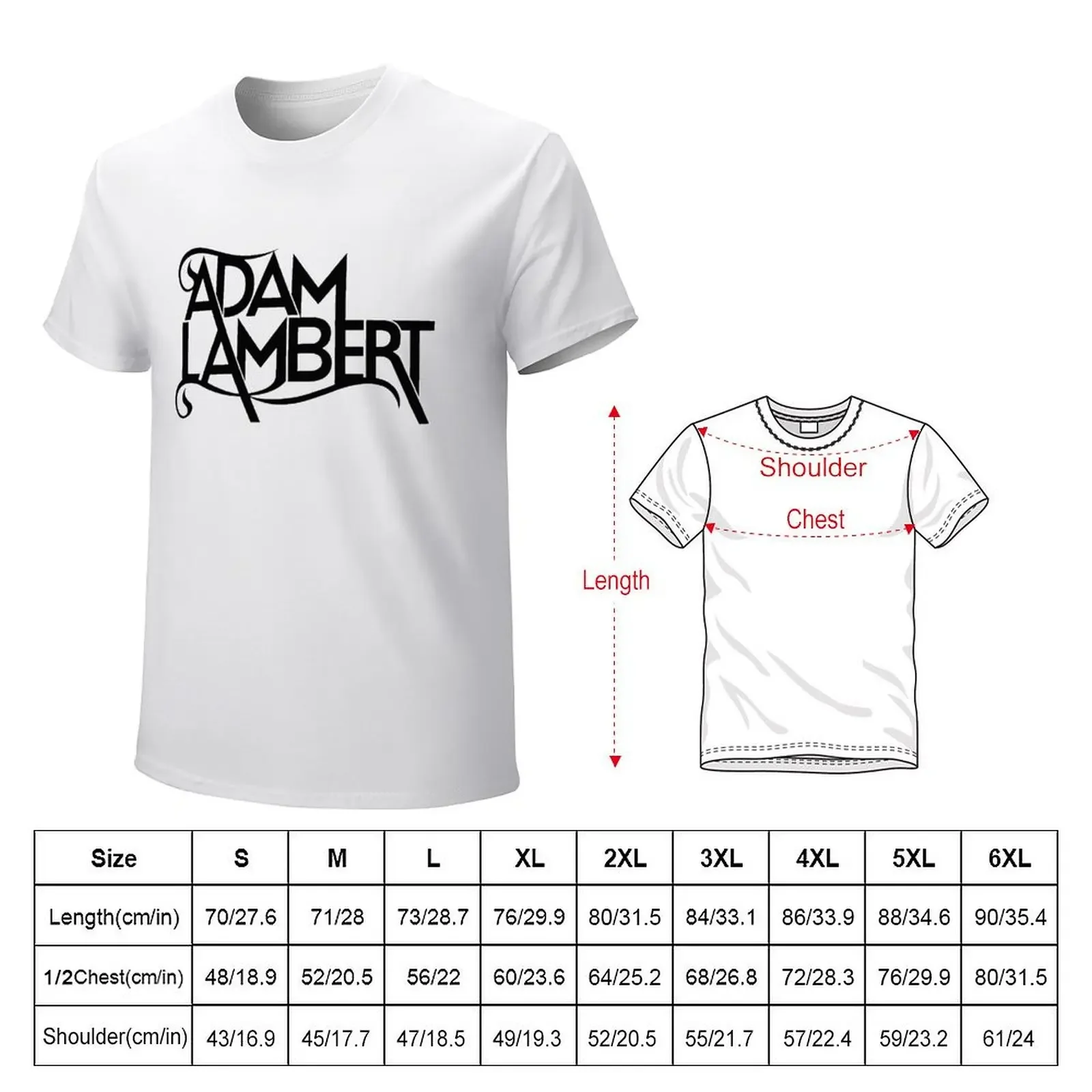 Adam mitchel Lambert (born January 29,1982) is an American singer and songwriter T-shirt blacks mens t shirt graphic