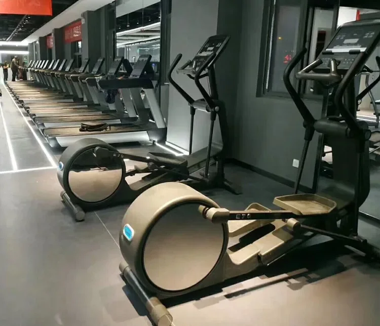 Equipo de gimnasio para entrenamiento de Cardio, elíptico de espejo, venta al por mayor