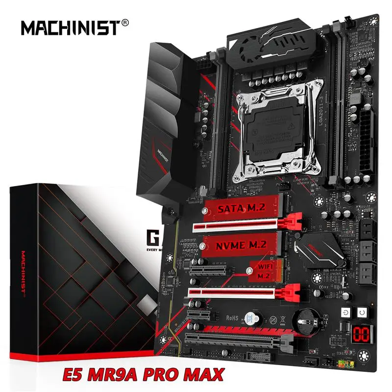 

New MACHINIST MR9A PRO MAX X99 Motherboard Support LGA 2011-3 Intel Xeon E5 V3&V4 CPU Processor DDR4 RAM Memory B85 chip ATX