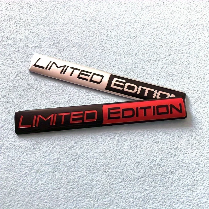 Edycja limitowana Emblemat 3D Metalowe plakietki Naklejka Naklejka Auto Racing Sport Emblemat na tylny błotnik boczny samochodu Naklejka motocyklowa