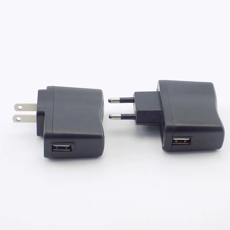 

500pcs 5V 1A USB Charging Power Adapter Supply plug mobile phone Wall Charger AC to DC EU/US Universal 100V-240V H10