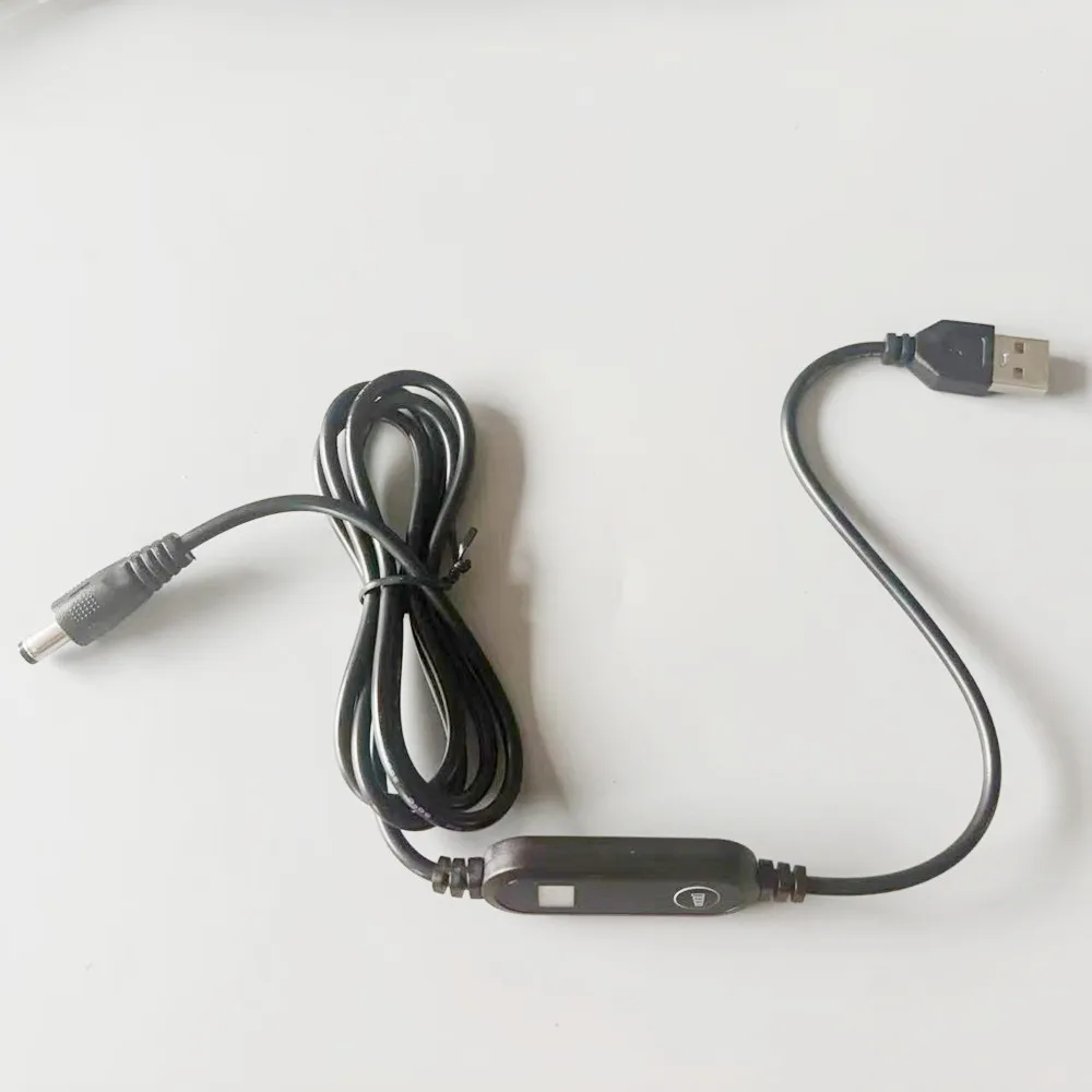 5V 9V 12V Adjustable Voltage PD Charging Cable With Led Display Screen USB To DC Power Boost Cord For Router Cameras view 2