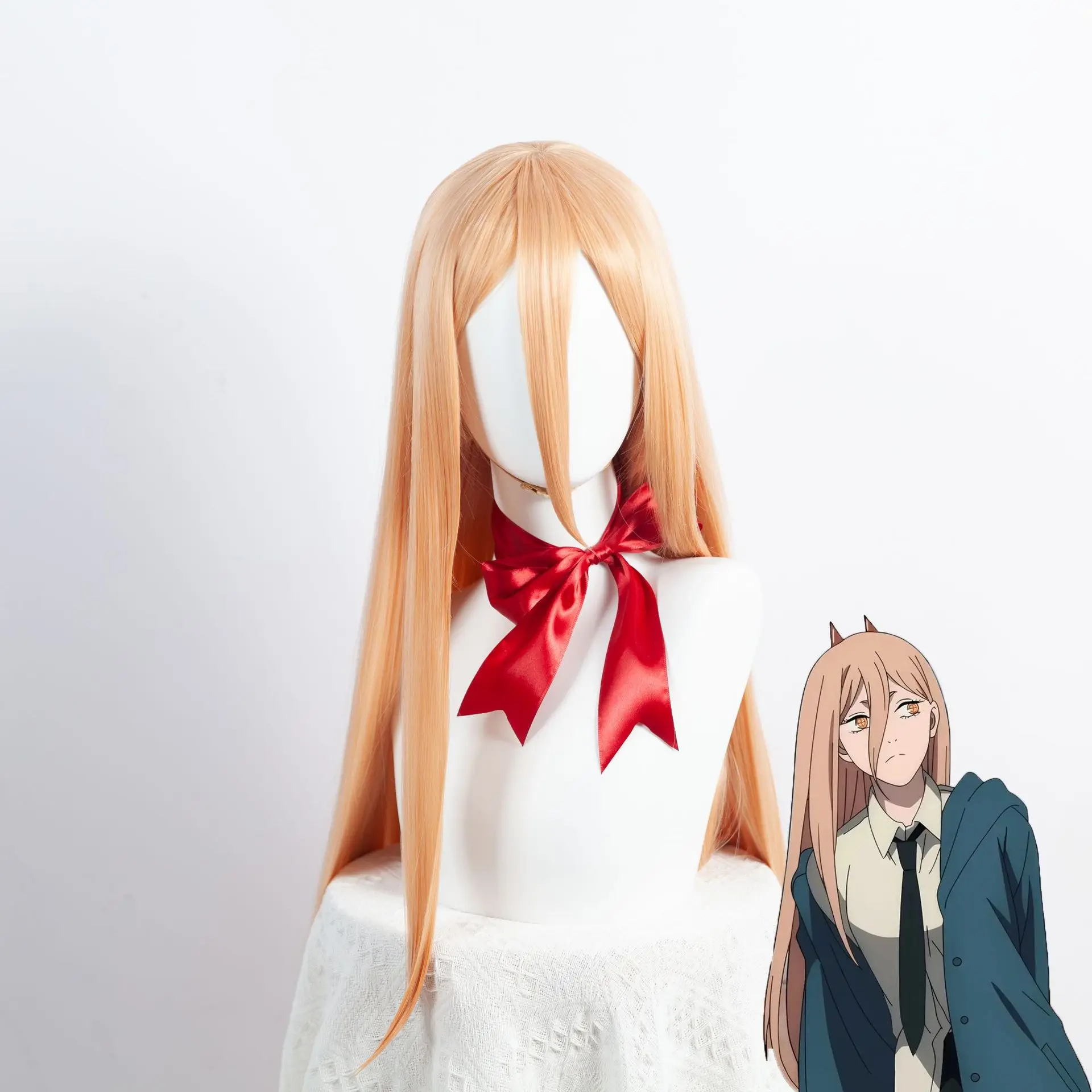 

Chainsaw Man Parva Chainsaw Man Power 90cm Cosplay Wig