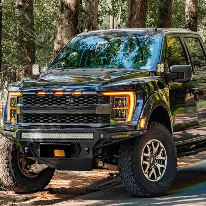 

FORThe 3rd Gen Raptor Winch-compatible Front Bumper Boasts An Attractive Design, Practical Functionality, Robust Protection