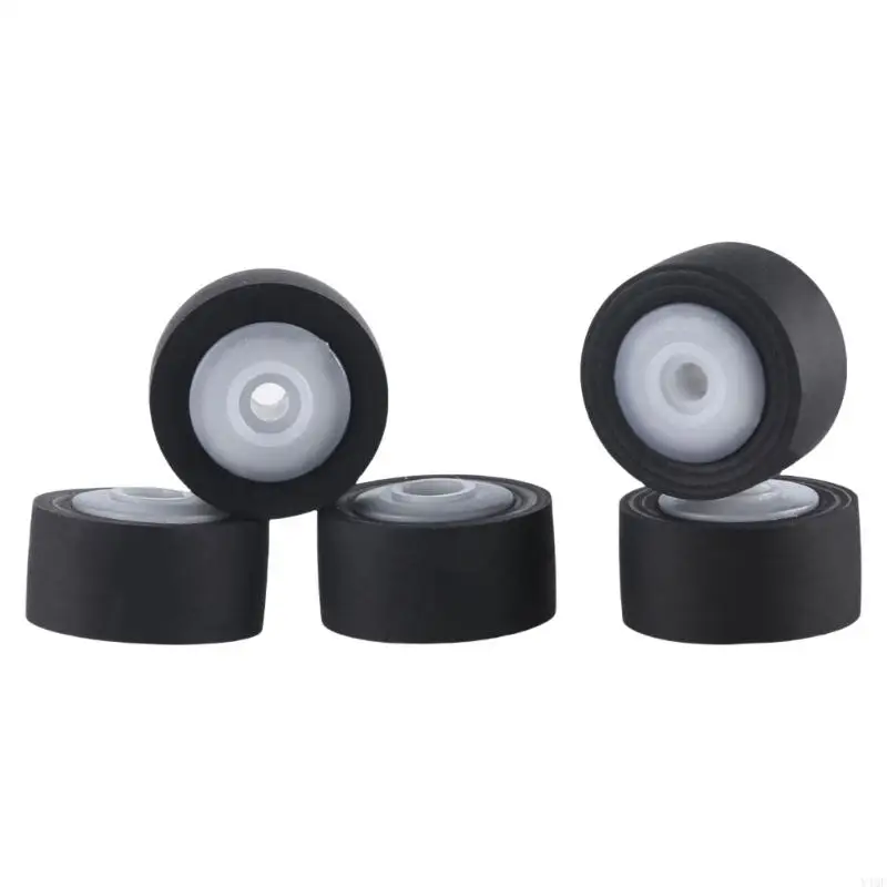 مجموعة y4qf من 5 بكرات ضغط الضغط على بكرات ضغط حزام الكاسيت بكرة كاسيت مجموعة لمسجلات الشريط بغيضات المعدات السمعية