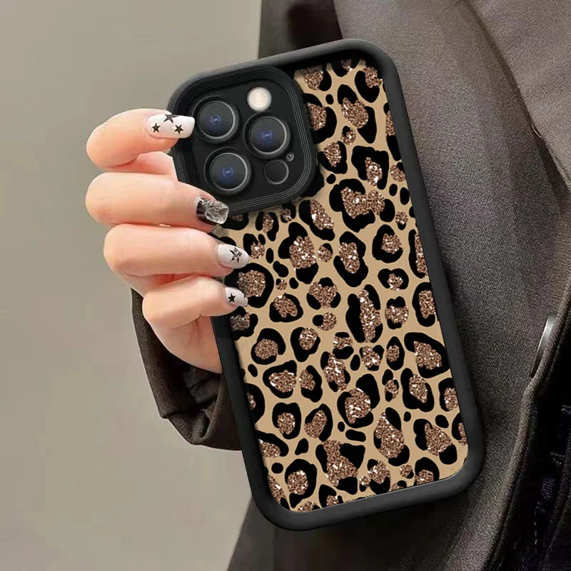 Capa de Telefone Leopardo para Xiaomi Poco X7 Pro e Outros - Imagem 3
