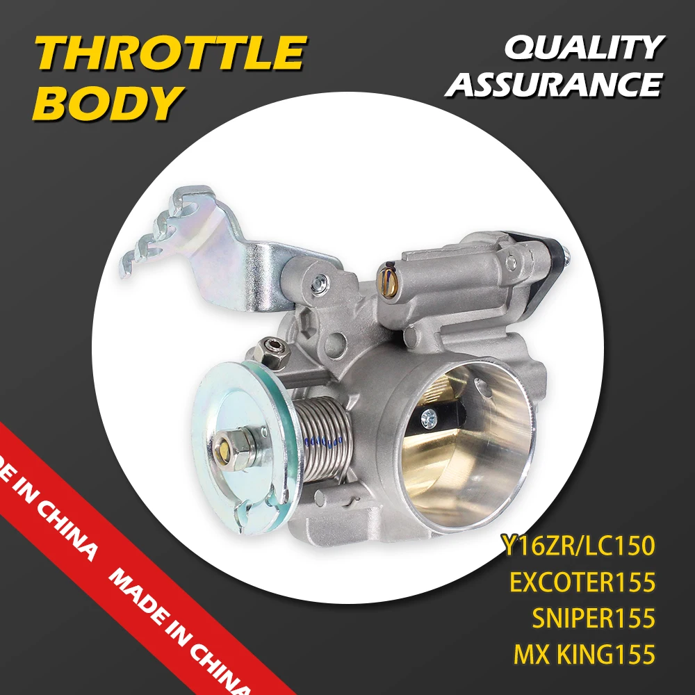 Motorcycle Throttle Body 32mm 34mm 36mm 38mm for Yamaha R15 V3 Y16ZR Sniper 155 Exciter 155 High Performance Intake