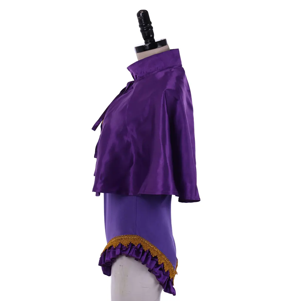 Anne Wheeler Circus Cosplay The Greatest Showman Costume Woman's Sexy Purple Jumpsuit Halloween Stage Show Outfit