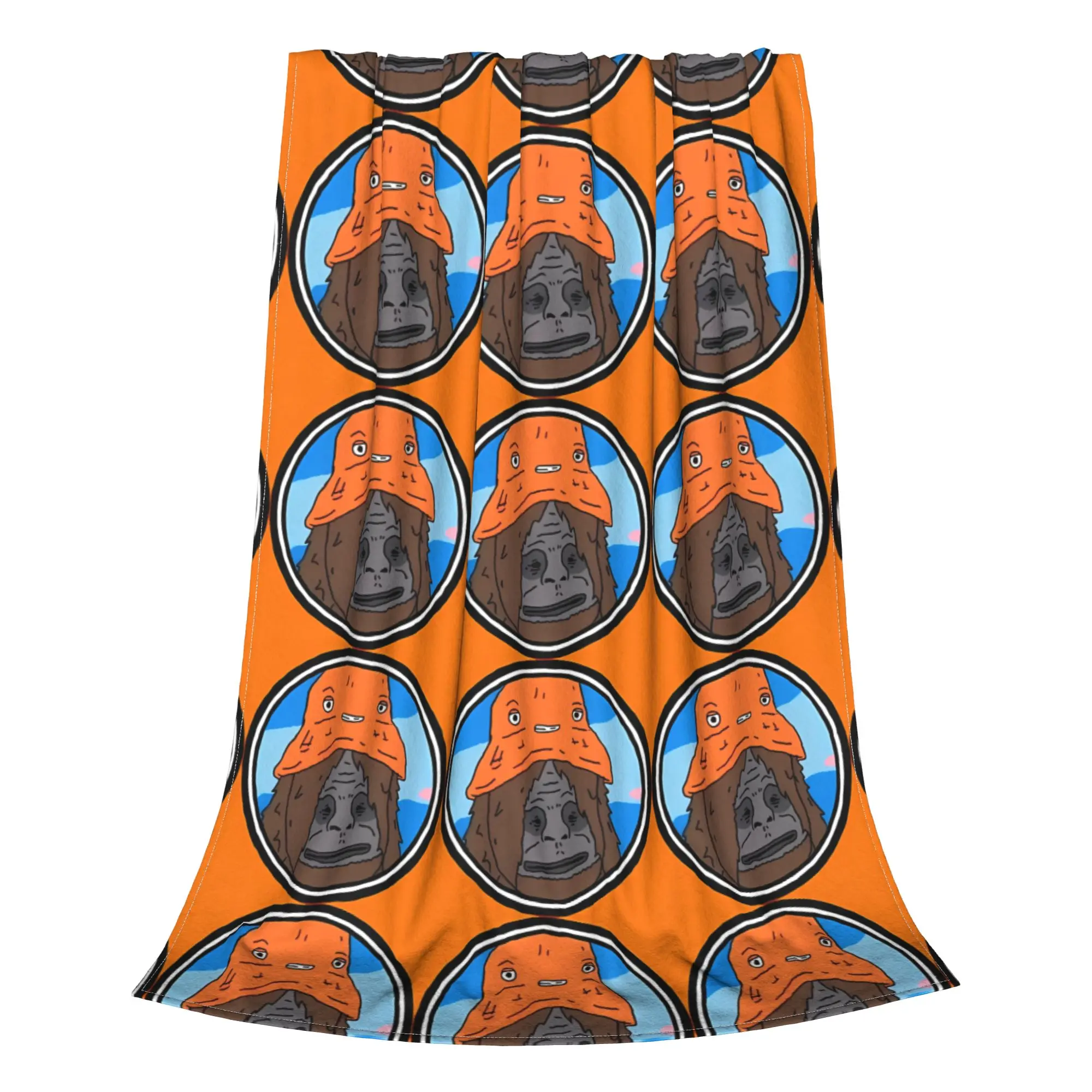 1PC Home Cute Room Decor Skitz Bucket Hat Blanket Throw Blanket The Big Lez Show Novelty Warm Blanket All Season