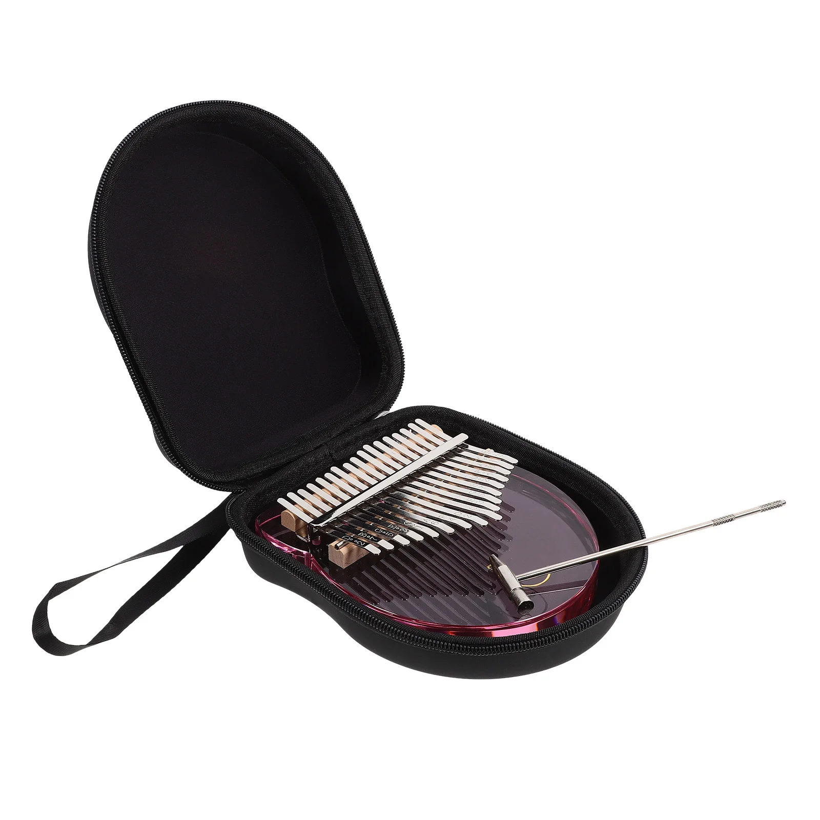 

Thumb Portable Music Instrument Small Musical Aldult Acrylic Kalimba Piano Decor Pink Baby