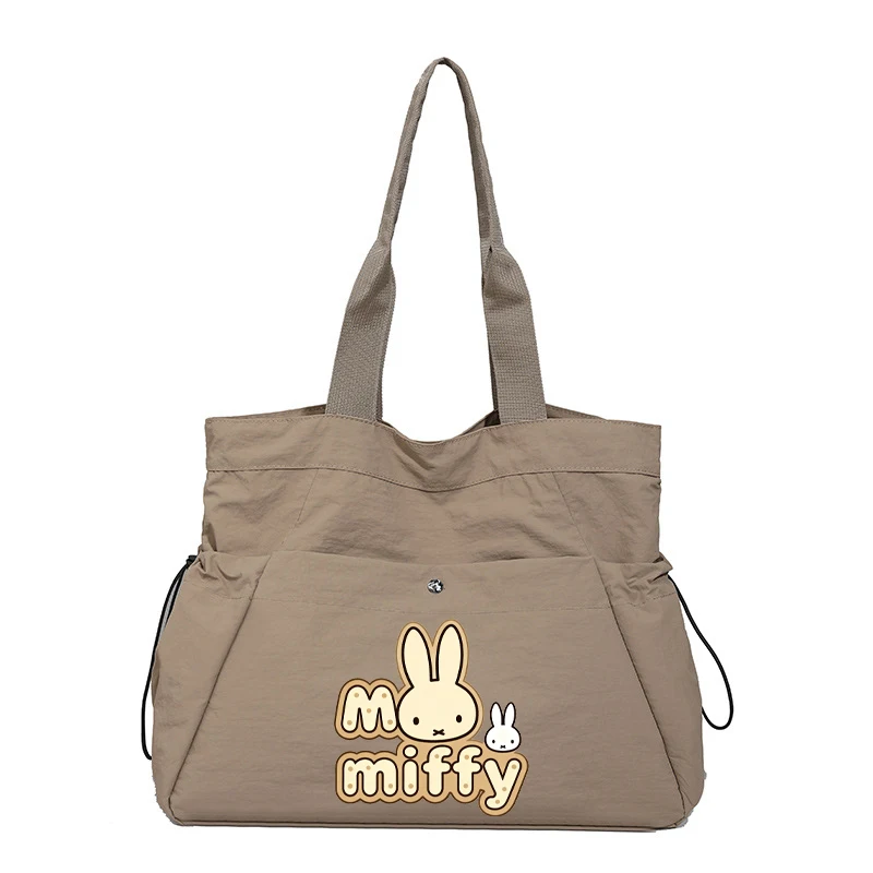حقيبة كتف Miffy Minimalist مطبوعة ذات سعة كبيرة وخفيفة الوزن للنساء أثناء التنقل من نسيج النايلون المقاوم للماء #3
