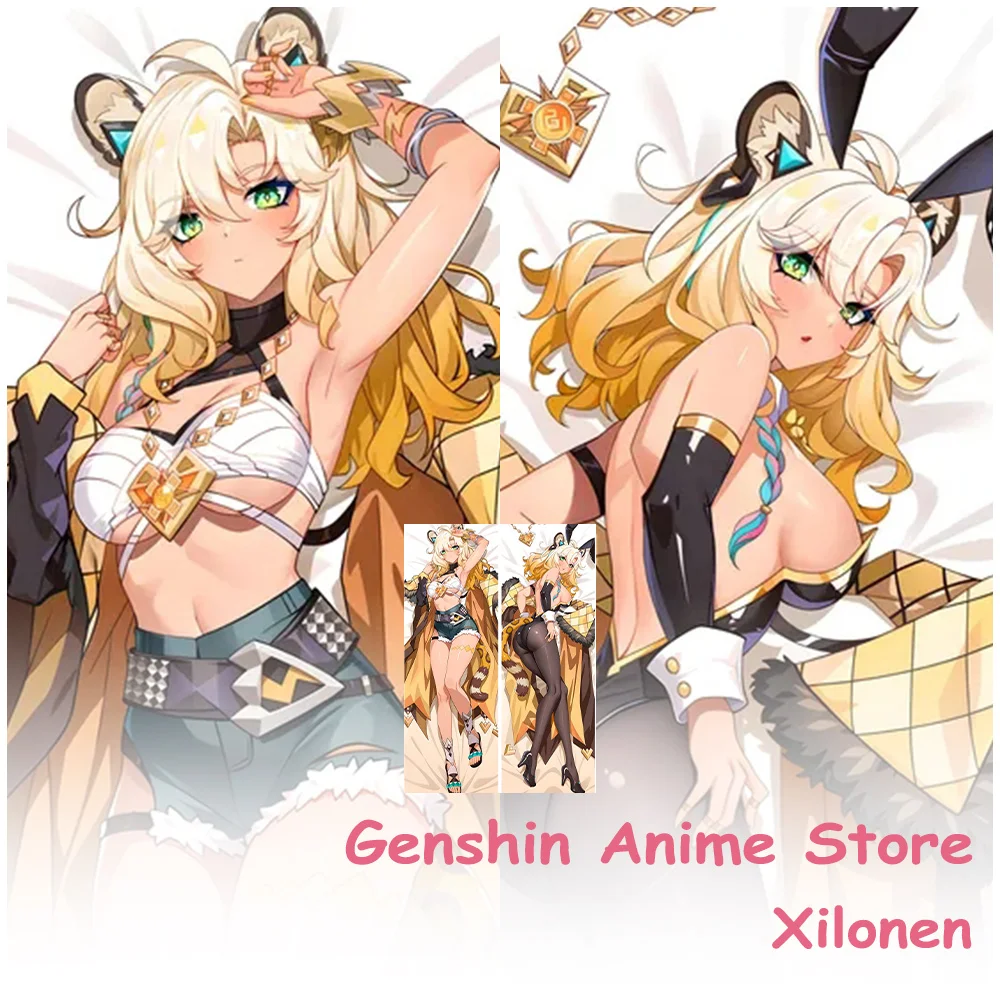 

Аниме Genshin Impact Xilonen Body Dakimakura, чехол для косплея, реквизит, двухсторонняя наволочка из персиковой кожи с принтом, чехлы для подушек отаку