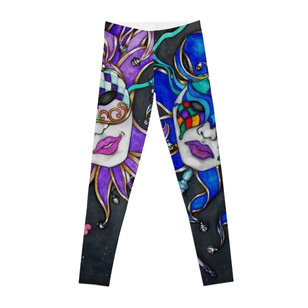 

Jester Masks Leggings Women's sports gym wear Womens Leggings