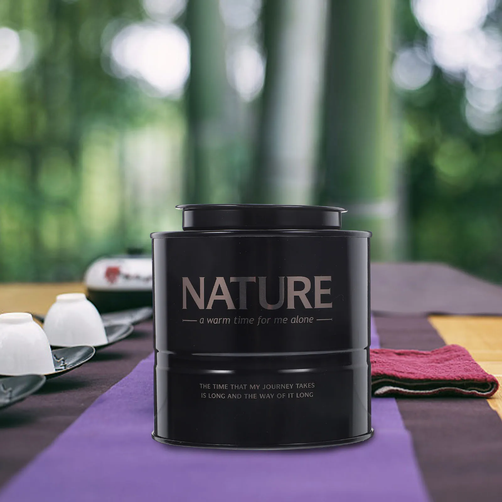 

Metal Tinplate Coffee Bean Jar Airtight Tea Container for Nut Candy Grain Storage Household Tinplate Tea Jar Candy Canister