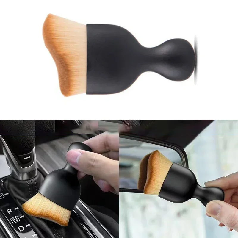 Car Interior Dust Sweeping Soft Brush Car Washing Tool Keyboard Gap Car Dust Brush out Trend Cleaning Brush