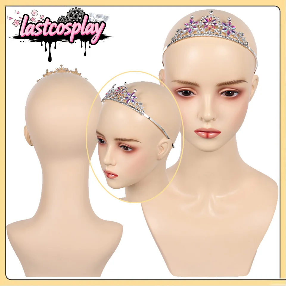 

Fantasia Glinda Косплей Корона Повязка на голову 2025 Фильм Wicked Маскировка Женщины Девушки Головные уборы Хэллоуин Аксессуары Реквизит Подарки