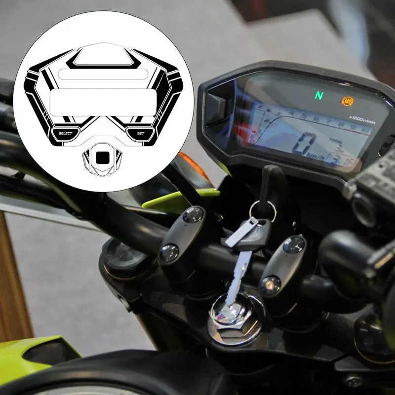 Motorcycle Dashboard Sticker Motorcycle Scratch Cluster Screen Sticker High-Definition Speedometer Screen Protector Motorcycle