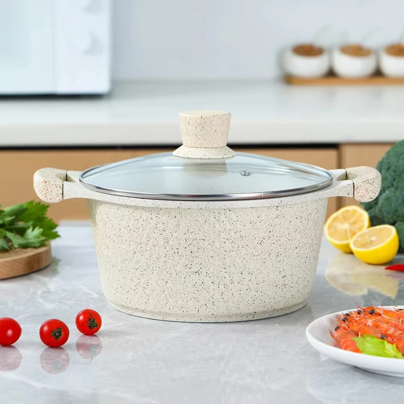 

Hot-selling aluminum dragon scale 12-piece set soup pan milk pan frying pan open stove