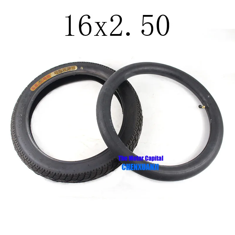 Free Shipping Good Quality 16x2.50 64-305 Tire and Inner Tube Fit  Small BMX ,Scooters  Electric Bikes Kids