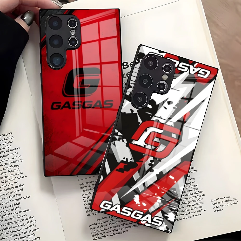 G-GasGas Red Phone Case For Samsung S26 Ultra S25 S23 S22 S21 S20 Ultra Plus S24 Fe A37 A57 A17 Glass Cover