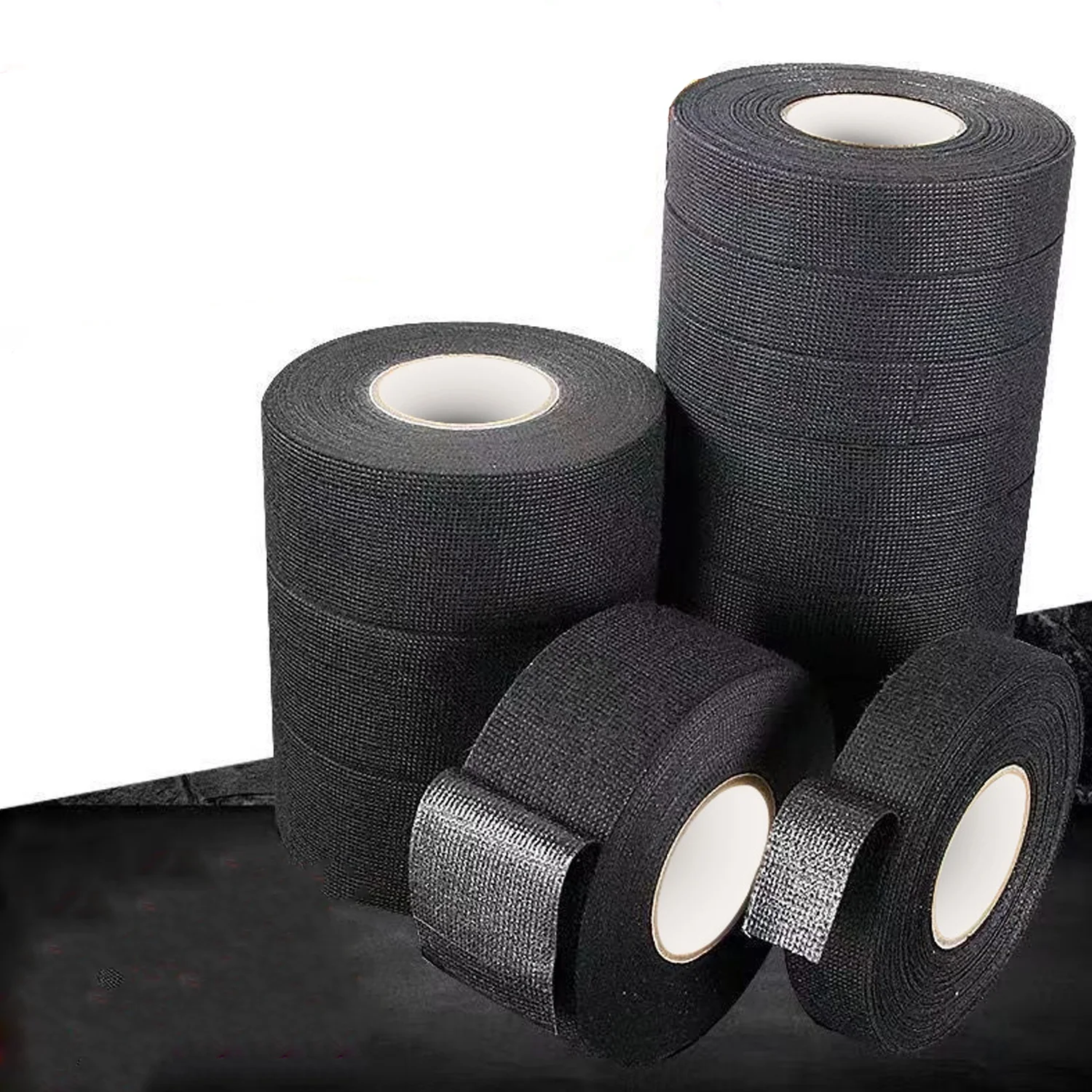 Multi-Size Electrical Insulating Tape 9/15/19/25/32/38mm Heat Resistant Waterproof Car Cable Harness Wiring Loom Protection Tape