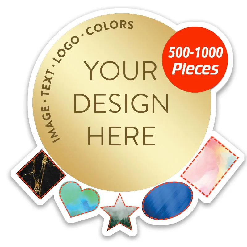 Custom Stickers - Upload Your Design or Logo Online for Personalized Decals, Gift Labels & Event Decor. Easy to Create, Vibrant